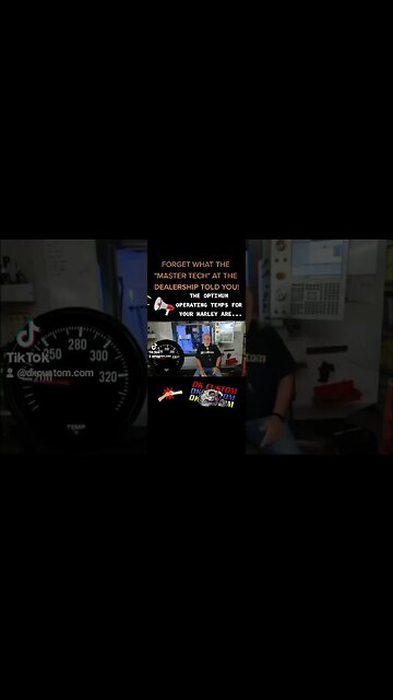 Do Your Research! Optimum Operating Temp For Your Harley is... #shorts