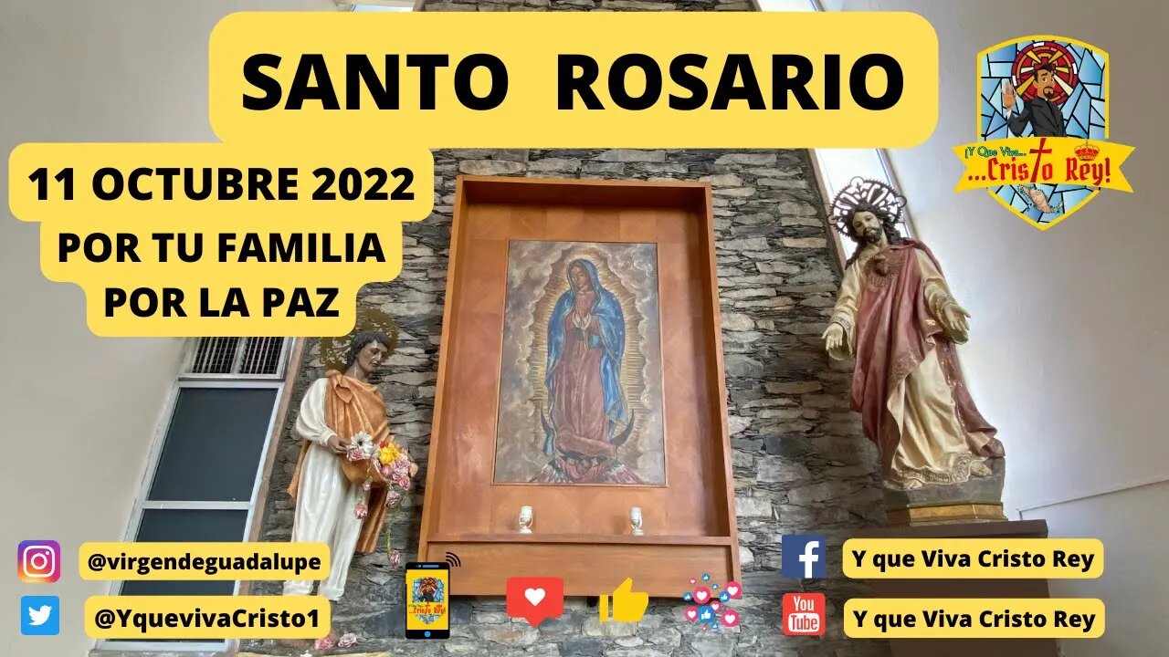 ROSARIO POR TU FAMILIA: VIVA CRISTO REY #Rosario #rosariohoy #ROSARIO #vivacristorey #iglesia