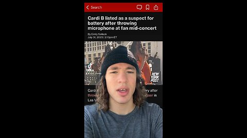 Cardi B hit with a battery charge 😳😳😳