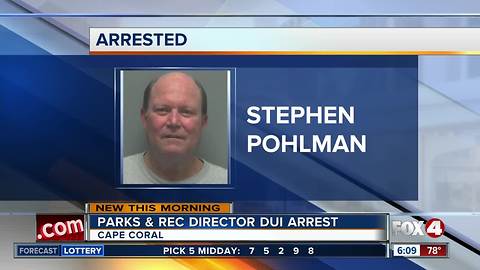 Cape Coral Parks & Recreation Director arrested for DUI