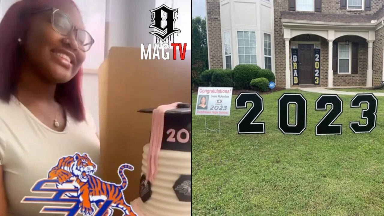 Scrappy & Erica Dixon Host Daughter Emani's Backyard H.S. Graduation Party! 🎓