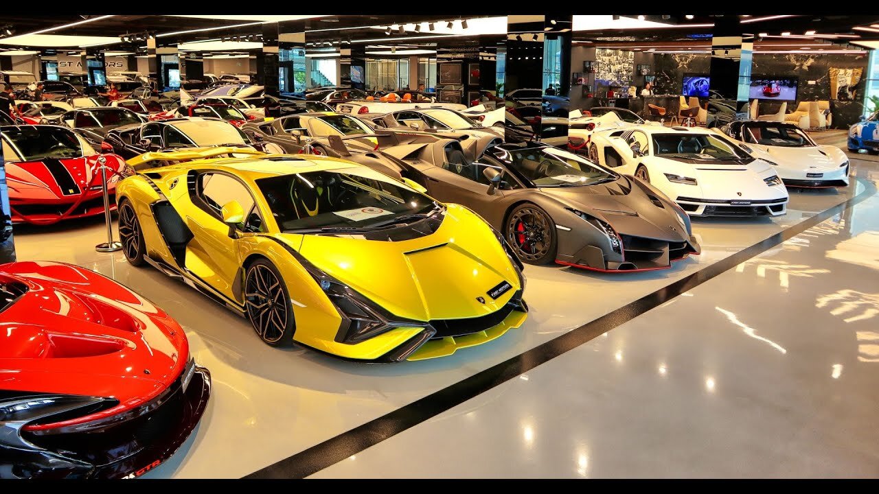 F1RST MOTORS DUBAI - Walking Around INSANE & Most Expensive Supercar