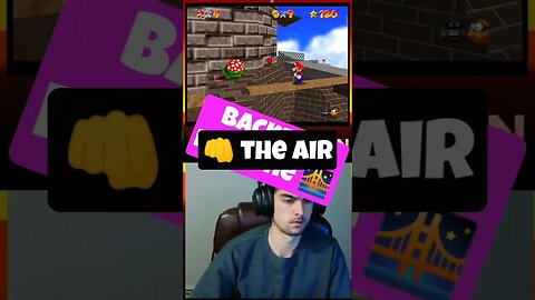 😱 GLITCH STAR ⭐ SUPER MARIO 64 - SPEEDRUN #shorts #mario #nintendo #speedrun