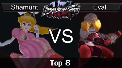 TGL|Shamunt (Peach) vs. EPSR|Eval (Sheik) - Melee Top 16 - TNS 6