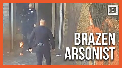 Suspect Arrested After Setting Fire Outside LAPD Central Station