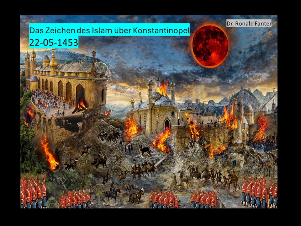 Zeichen des Islam am Himmel über Konstantinopel 22-05-1453 Dr. Ronald Fanter