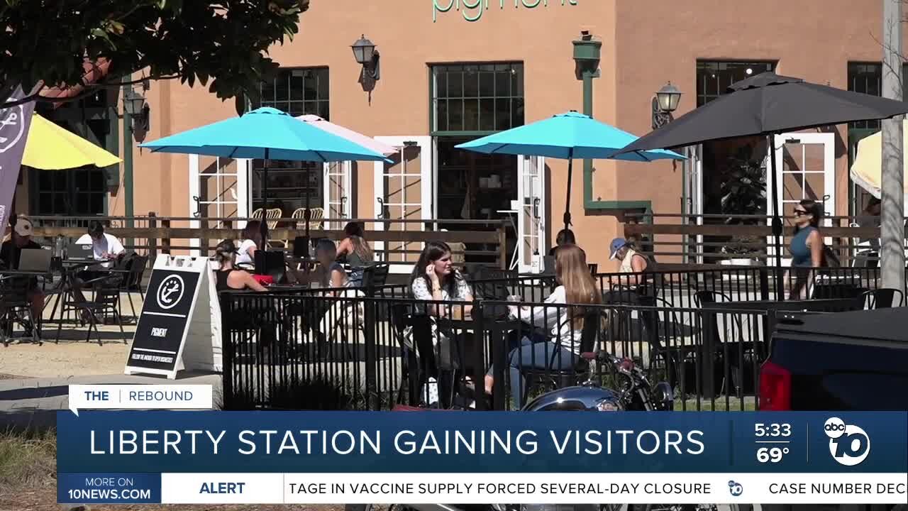 Liberty Station gaining visitors after stay-at-home order ends