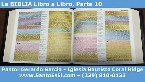 2021 01 03 Escuela Dominical - La BIBLIA Libro a Libro, Parte 10
