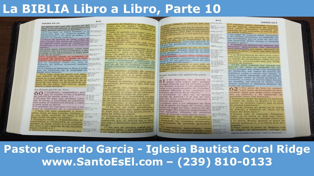 2021 01 03 Escuela Dominical - La BIBLIA Libro a Libro, Parte 10