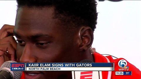 Kaiir Elam signs with Florida