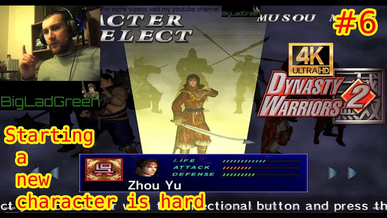Dynasty Warriors 2 Zhou Yu Mission 1: Yellow Turban Rebellion