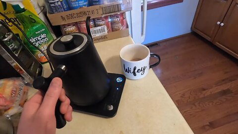 Gooseneck Electric Kettle, Pour-Over Kettle for Coffee and Tea, with 5 Variable Presets
