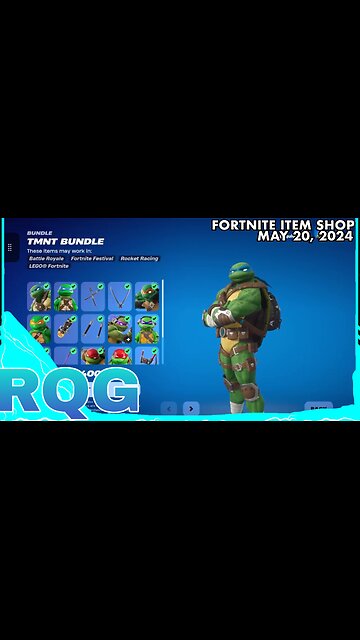 TMNT IS BACK! FORTNITE ITEM SHOP (May 20, 2024)