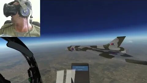 Avro Vulcan High altitude.