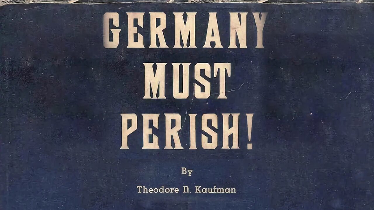 Uncle: "Germany must flourish!" - Jews: "GERMANY MUST PERISH!"