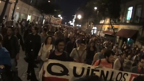 Protesting Graffiti in Ayotzinapa (Mexico)