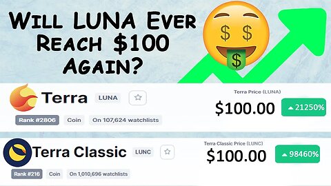 WILL LUNA REACH $100 AGAIN? | LUNA Classic Burn?