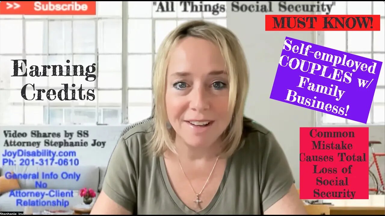 Must Know - What NOT To Do with the Family Business If You Want To Have Social Security Later!