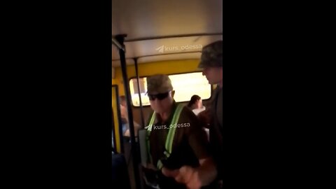 Ukrainian civilian in conflict with the TCC abductors from the Ukrainian Zelensky regime. Odessa