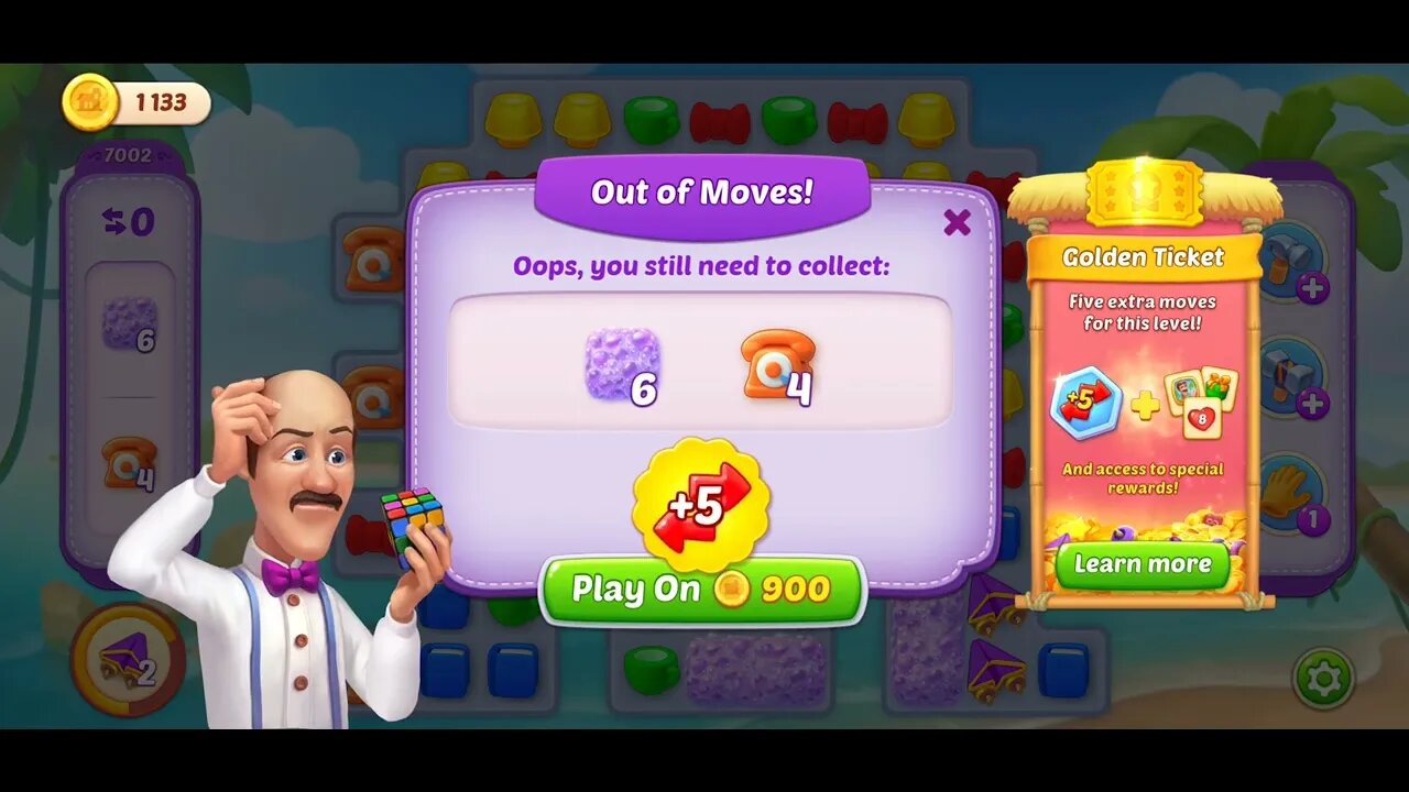 Playrix Homescapes Gameplay Walkthrough Level 7002