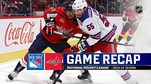 Recap: NYR @ WSH 1.13.24