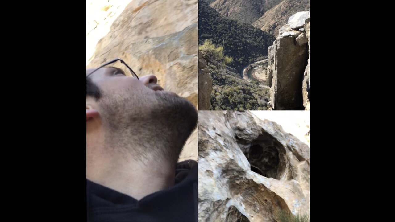 Found a cave at the top of a mountain