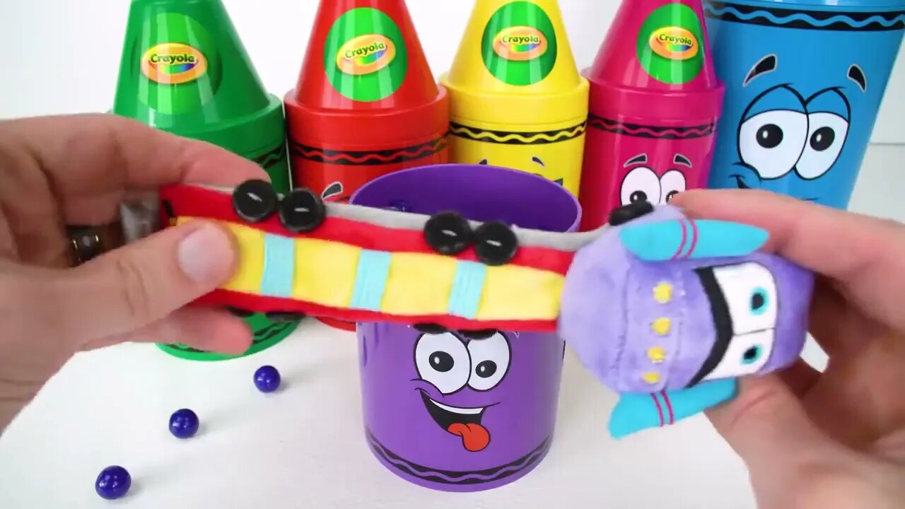 158 1Best Toy Learning Video for Toddlers and Kids Learn Colors with Surprise Crayons!