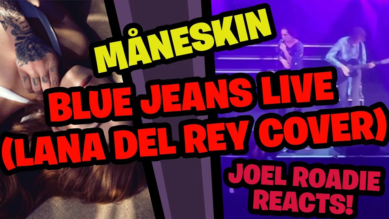 Måneskin - Blue Jeans (Lana Del Rey cover) - Hammerstein Ballroom Dec 2, 2022. NYC - Roadie Reacts