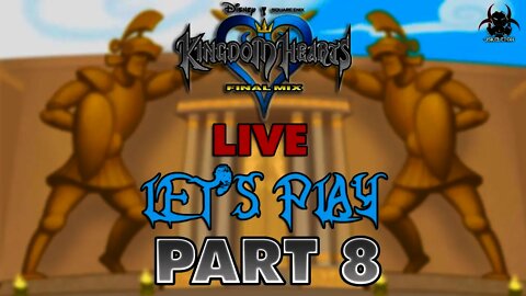 Kingdom Hearts 1.5 Final Mix - LIVE Let's Play/Walkthrough Part 8 - Hades Cup (Olympus Level Grind)