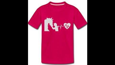 The I Love Horses Heartbeat Pulse T-Shirt You've Been Waiting For