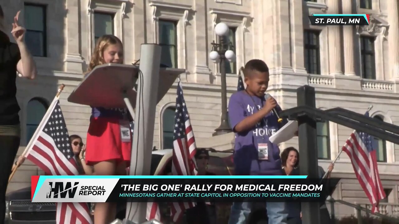 Brave Children’s POWERFUL SPEACH @ Medical Freedom Rally