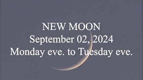 🎺NEW MOON 🌑 SABBATH ALERT🚨