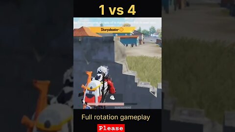 #full rotation #gameplay ..... 1vs4 done.. 🔫🙃🔫🙃