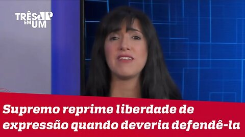 Bruna Torlay: Comportamento abusivo do STF revelam o mau uso do poder
