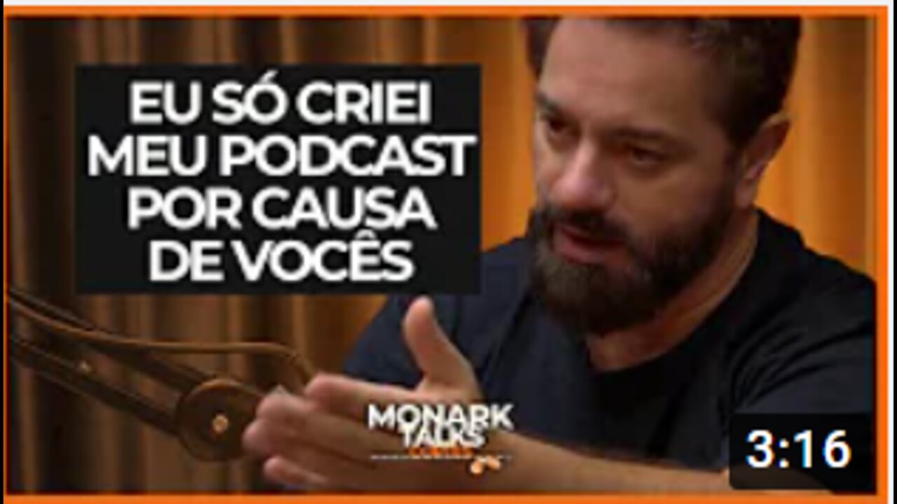 Monark Talks Cortes - PREOCUPAÇÕES NO PODCAST