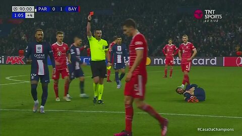 EXPULSO! de Pavard hoje - psg - messi - neymar -mbppe