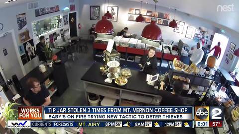Baby's On Fire dealing with tip jar thieves