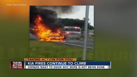 Number of Kia vehicles catching fire continues to grow causing concern
