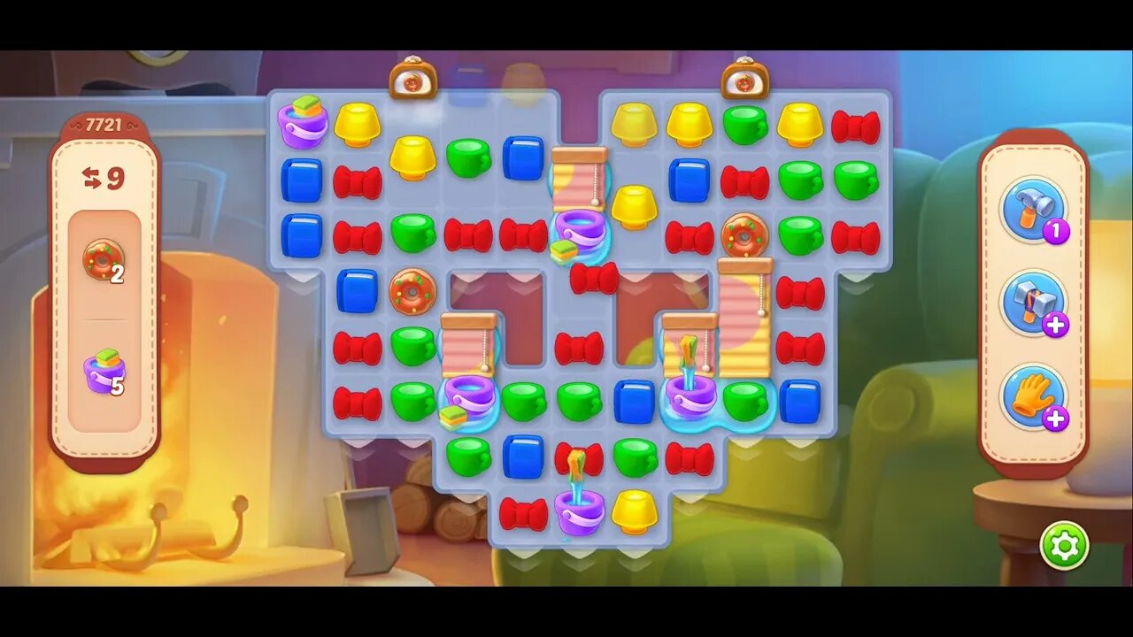 Playrix Homescapes Gameplay Walkthrough Level 7721