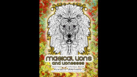 animales mágicos arte libro para colorear diario escribir expresarse divertirse