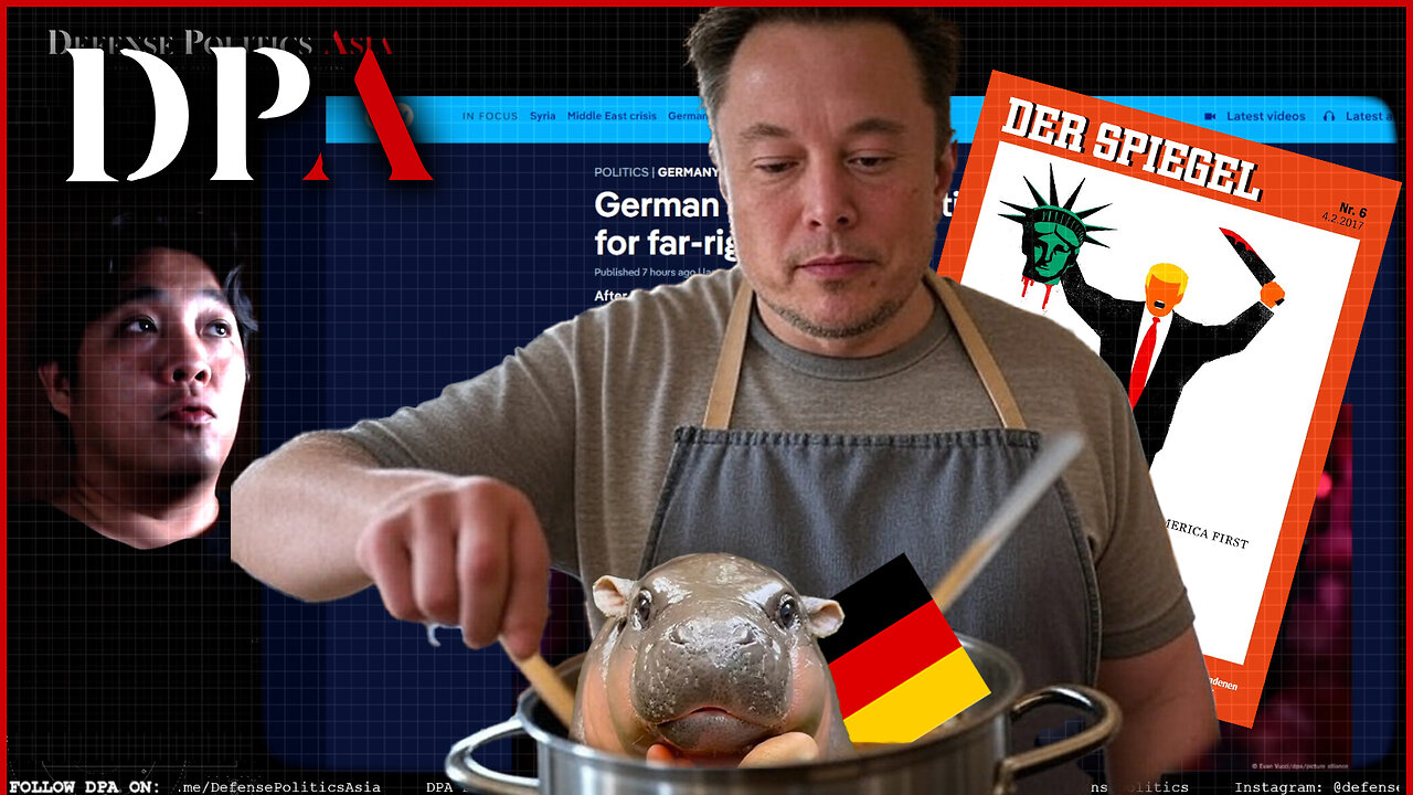 Elon Musk: "Only AfD can save Germany!", triggering Germany into meltdown; Hippos appeared!