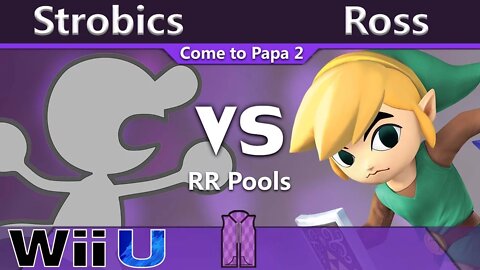 Strobics (Game & Watch) vs. DMG.Ross (Toon Link) - Wii U RR Pools - CTP2