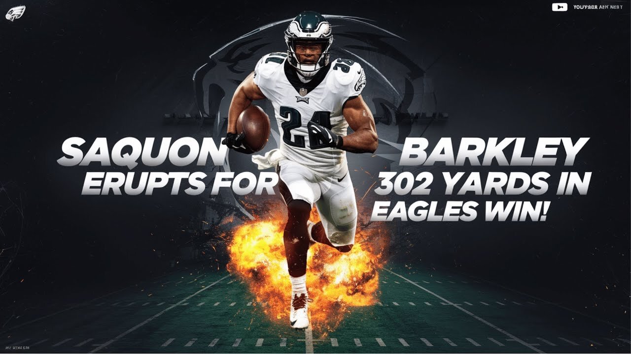 Saquon Barkley ERUPTS For 302 Yards In Eagles Win!