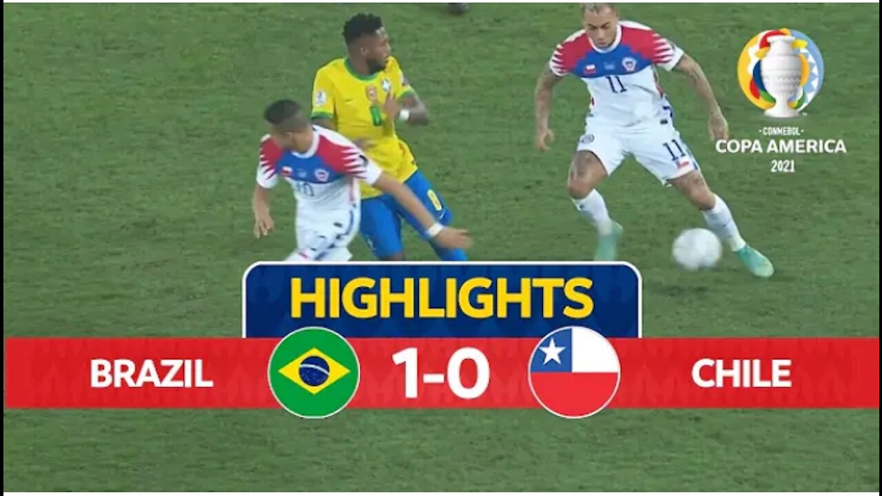 Brazil 1-0 Chile | Quarterfinals | Highlights | Copa America 2021 | 3rd July, 2021