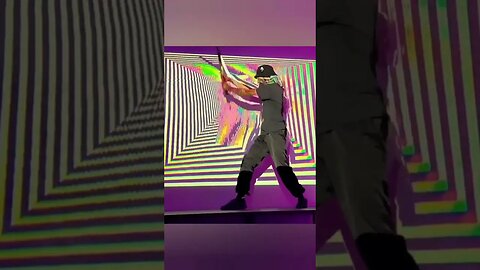 Sword Flow- Projection Art