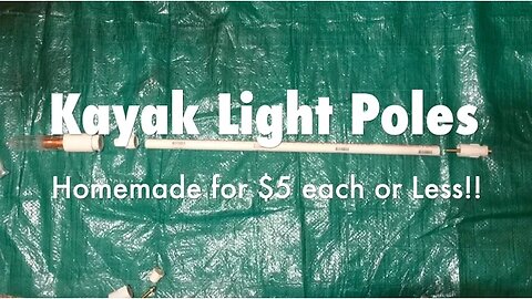 Homemade $5 Kayak Pole Light & Safety Light Setup Ideas