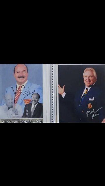 Wrestling autographs