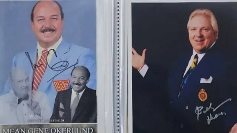 Wrestling autographs