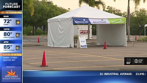 AdventHealth offering free, drive-up coronavirus testing at Adventure Island starting Wednesday