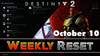 Destiny 2 | Weekly Reset - IRON BANNER, New Powerful Gear, Nightfall, & Milestones (October 10)